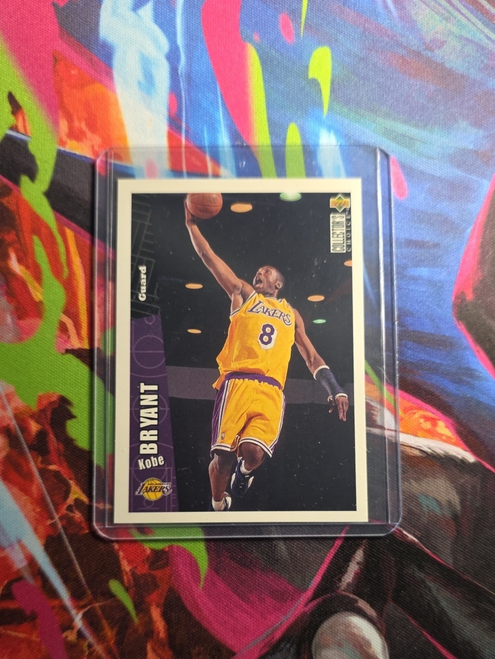 Kobe Bryant Los Angeles Lakers #8 Trading Card - Yellow Jersey